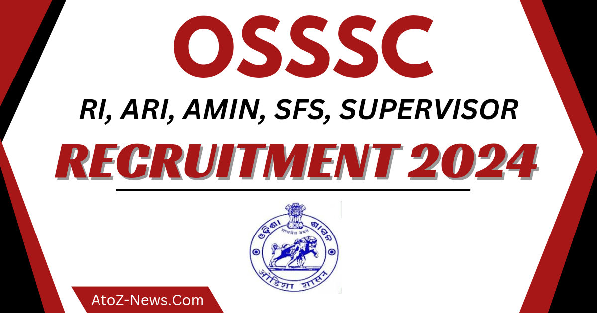 osssc recruitment 2024 apply online